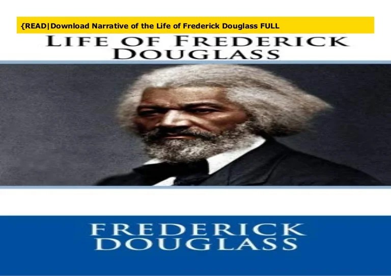 Narrative of the life of frederick douglass citation