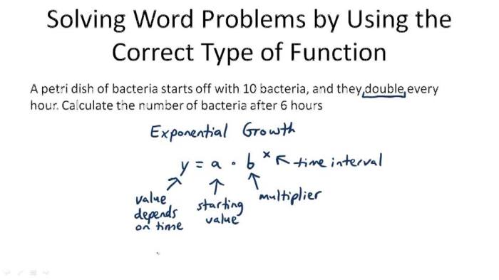 Function model selection and assumption articulation quiz